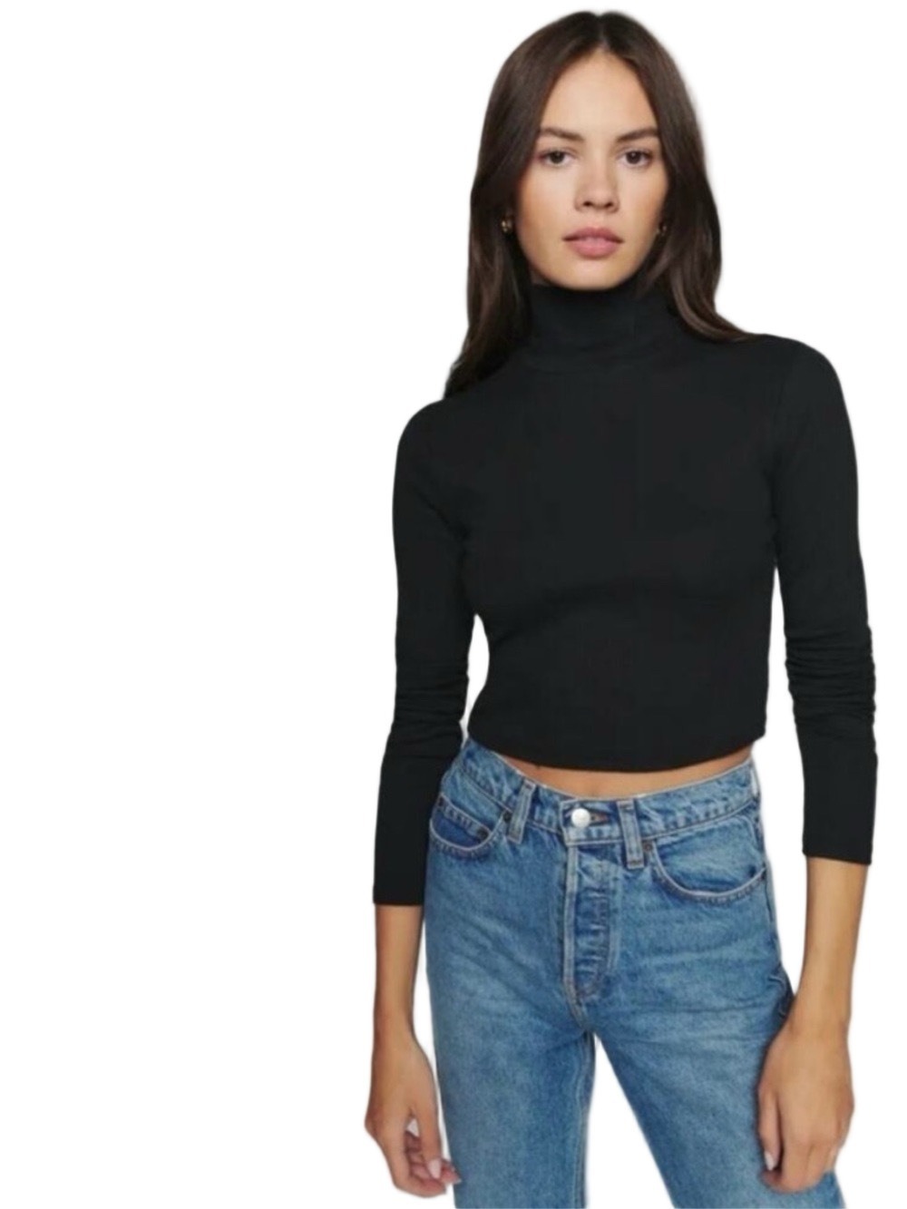 REFORMATION ‘Davy’ Ribbed Crop Top - Picture 3 of 14